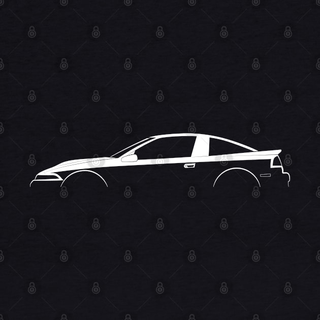 Mitsubishi Eclipse (1990) Silhouette by Car-Silhouettes